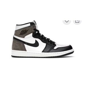 Nike High-Top Sneakers - Black, White, and Gray